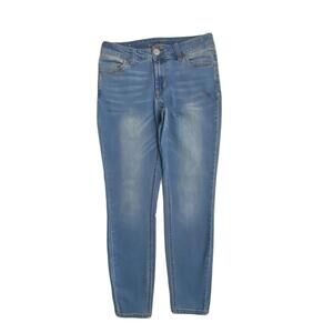 Rue21‎ Mid Rise Jegging Women's size 6 Short Medium Wash Blue Denim Jeans
